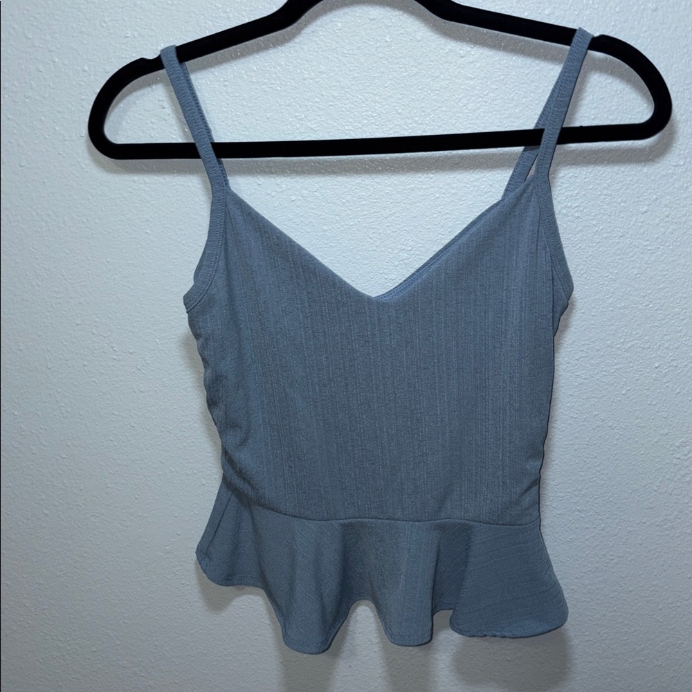 🛍21 SAINTS Blue tank top semi dressy